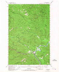 St Regis Montana Historical topographic map, 1:62500 scale, 15 X 15 Minute, Year 1956