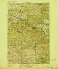 St. Regis Montana Historical topographic map, 1:125000 scale, 30 X 30 Minute, Year 1919