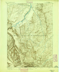 St. Xavier Montana Historical topographic map, 1:125000 scale, 30 X 30 Minute, Year 1894