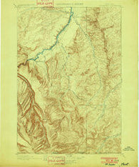 St. Xavier Montana Historical topographic map, 1:125000 scale, 30 X 30 Minute, Year 1901
