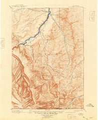 St. Xavier Montana Historical topographic map, 1:125000 scale, 30 X 30 Minute, Year 1901