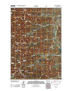 Stacey Montana Historical topographic map, 1:24000 scale, 7.5 X 7.5 Minute, Year 2011