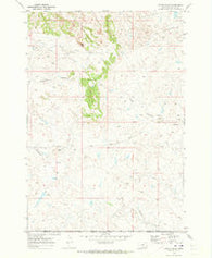 Stack Rocks Montana Historical topographic map, 1:24000 scale, 7.5 X 7.5 Minute, Year 1970