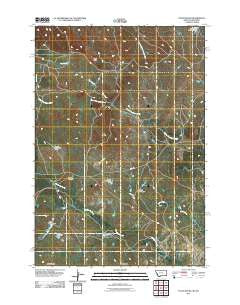 Stack Rocks Montana Historical topographic map, 1:24000 scale, 7.5 X 7.5 Minute, Year 2011