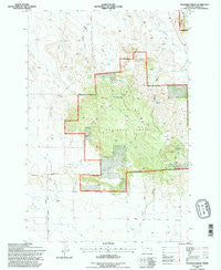 Stagville Draw Montana Historical topographic map, 1:24000 scale, 7.5 X 7.5 Minute, Year 1993