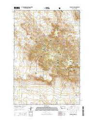 Stagville Draw Montana Current topographic map, 1:24000 scale, 7.5 X 7.5 Minute, Year 2014