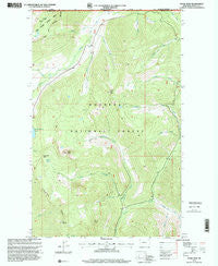 Stahl Peak Montana Historical topographic map, 1:24000 scale, 7.5 X 7.5 Minute, Year 1997