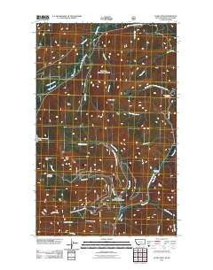 Stahl Peak Montana Historical topographic map, 1:24000 scale, 7.5 X 7.5 Minute, Year 2011