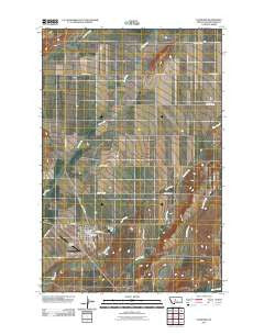 Stanford Montana Historical topographic map, 1:24000 scale, 7.5 X 7.5 Minute, Year 2011