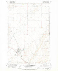 Stanford Montana Historical topographic map, 1:24000 scale, 7.5 X 7.5 Minute, Year 1978