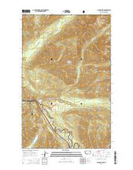 Stanton Lake Montana Current topographic map, 1:24000 scale, 7.5 X 7.5 Minute, Year 2014