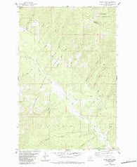 Stark North Montana Historical topographic map, 1:24000 scale, 7.5 X 7.5 Minute, Year 1984