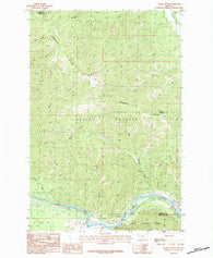 Stark South Montana Historical topographic map, 1:24000 scale, 7.5 X 7.5 Minute, Year 1983