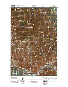 Stark South Montana Historical topographic map, 1:24000 scale, 7.5 X 7.5 Minute, Year 2011