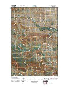 Starr School Montana Historical topographic map, 1:24000 scale, 7.5 X 7.5 Minute, Year 2011