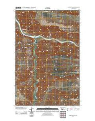 Starve Out Flat Montana Historical topographic map, 1:24000 scale, 7.5 X 7.5 Minute, Year 2011