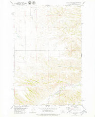Steele Lake Coulee Montana Historical topographic map, 1:24000 scale, 7.5 X 7.5 Minute, Year 1978