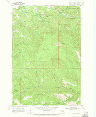 Stemple Pass Montana Historical topographic map, 1:24000 scale, 7.5 X 7.5 Minute, Year 1968