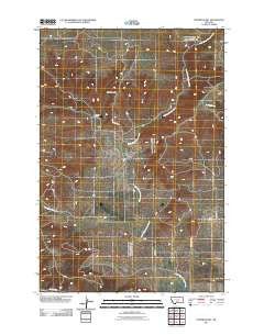 Stephens Hill Montana Historical topographic map, 1:24000 scale, 7.5 X 7.5 Minute, Year 2011