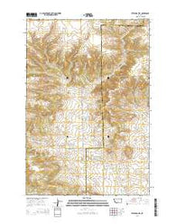 Stephens Hill Montana Current topographic map, 1:24000 scale, 7.5 X 7.5 Minute, Year 2014