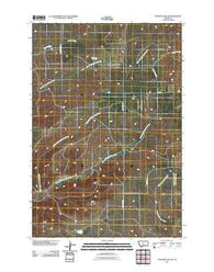 Stephens Hill NE Montana Historical topographic map, 1:24000 scale, 7.5 X 7.5 Minute, Year 2011