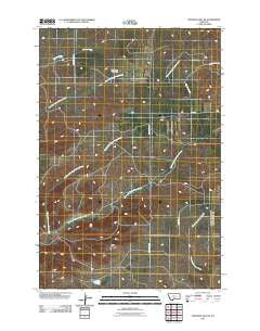 Stephens Hill NE Montana Historical topographic map, 1:24000 scale, 7.5 X 7.5 Minute, Year 2011