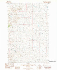 Steve Forks SW Montana Historical topographic map, 1:24000 scale, 7.5 X 7.5 Minute, Year 1983