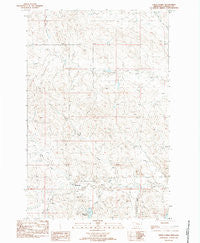 Steve Forks Montana Historical topographic map, 1:24000 scale, 7.5 X 7.5 Minute, Year 1983