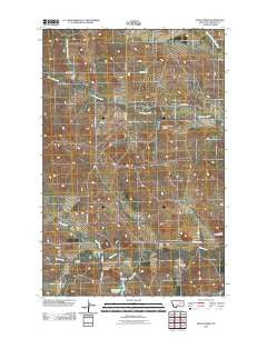 Steve Forks Montana Historical topographic map, 1:24000 scale, 7.5 X 7.5 Minute, Year 2011