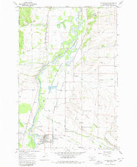 Stevensville Montana Historical topographic map, 1:24000 scale, 7.5 X 7.5 Minute, Year 1967