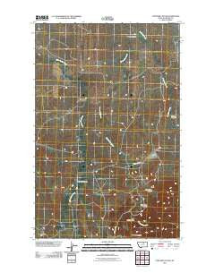 Stiffarm Coulee Montana Historical topographic map, 1:24000 scale, 7.5 X 7.5 Minute, Year 2011