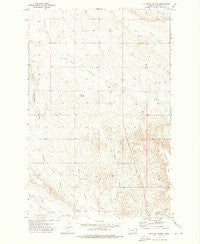 Stinking Coulee Montana Historical topographic map, 1:24000 scale, 7.5 X 7.5 Minute, Year 1972