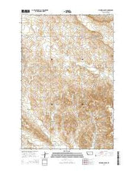 Stinking Coulee Montana Current topographic map, 1:24000 scale, 7.5 X 7.5 Minute, Year 2014