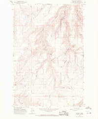 Stockett Montana Historical topographic map, 1:24000 scale, 7.5 X 7.5 Minute, Year 1965