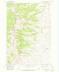 Stonehouse Mountain Montana Historical topographic map, 1:24000 scale, 7.5 X 7.5 Minute, Year 1968