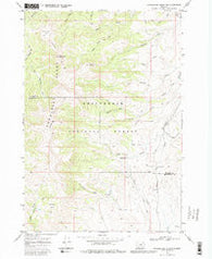 Stonehouse Mountain Montana Historical topographic map, 1:24000 scale, 7.5 X 7.5 Minute, Year 1968