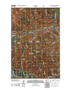Stonewall Mountain Montana Historical topographic map, 1:24000 scale, 7.5 X 7.5 Minute, Year 2011