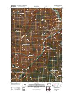 Stony Creek Montana Historical topographic map, 1:24000 scale, 7.5 X 7.5 Minute, Year 2011