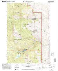 Storm Peak Montana Historical topographic map, 1:24000 scale, 7.5 X 7.5 Minute, Year 1997