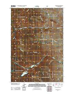 Storm Peak Montana Historical topographic map, 1:24000 scale, 7.5 X 7.5 Minute, Year 2011