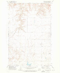Stranahan SE Montana Historical topographic map, 1:24000 scale, 7.5 X 7.5 Minute, Year 1972