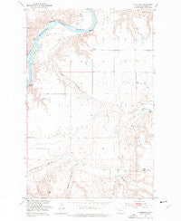 Stranahan Montana Historical topographic map, 1:24000 scale, 7.5 X 7.5 Minute, Year 1953