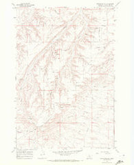 Stratford Hill Montana Historical topographic map, 1:24000 scale, 7.5 X 7.5 Minute, Year 1967