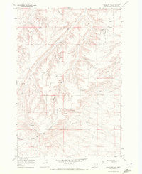 Stratford Hill Montana Historical topographic map, 1:24000 scale, 7.5 X 7.5 Minute, Year 1967