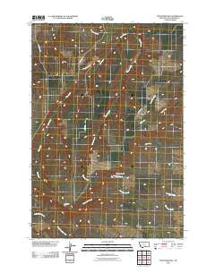 Stratford Hill Montana Historical topographic map, 1:24000 scale, 7.5 X 7.5 Minute, Year 2011