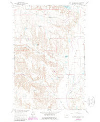 Stratton Reservoir Montana Historical topographic map, 1:24000 scale, 7.5 X 7.5 Minute, Year 1965