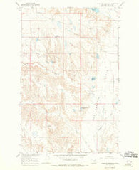 Stratton Reservoir Montana Historical topographic map, 1:24000 scale, 7.5 X 7.5 Minute, Year 1965