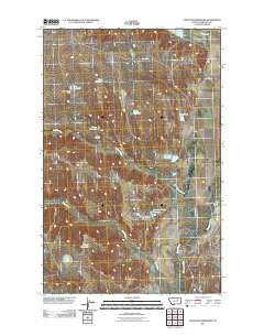 Stratton Reservoir Montana Historical topographic map, 1:24000 scale, 7.5 X 7.5 Minute, Year 2011