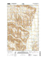 Stratton Reservoir Montana Current topographic map, 1:24000 scale, 7.5 X 7.5 Minute, Year 2014