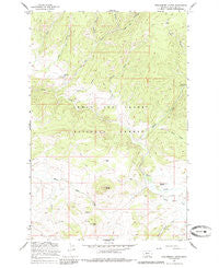 Strawberry Butte Montana Historical topographic map, 1:24000 scale, 7.5 X 7.5 Minute, Year 1967